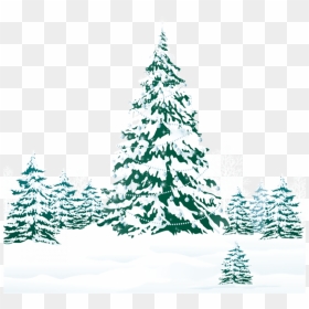 Free Png Snowy Winter Ground With Trees Png - Snowy Winter Trees Clipart, Transparent Png - snow on ground png