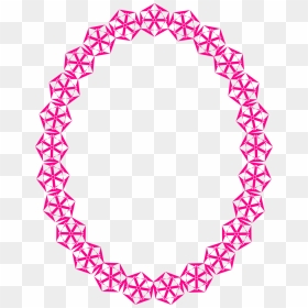 Clipart Hello Kitty Round Frame - Clipart All Blank Banner, HD Png Download - pink border png