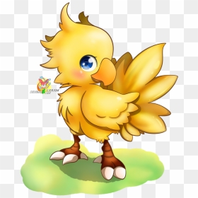 Chocobo Drawing Kawaii - Cartoon, HD Png Download - chocobo png