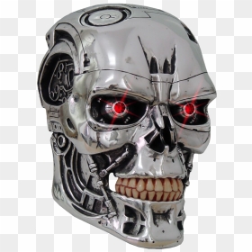 Terminator Skull - Terminator T 800 Head, HD Png Download - terminator png