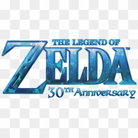 [revision] Zelda 30th Anniversary Logo V2, HD Png Download - zelda logo png