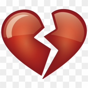 Sad Emoji, HD Png Download - broken heart emoji png