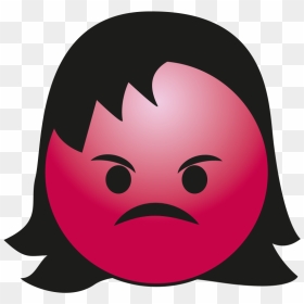 Hair Girl Emoji Png Clipart - Girl Emoji, Transparent Png - girl emoji png
