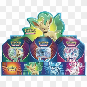 Transparent Leafeon Png - Pokemon Sylveon Gx Tin, Png Download - leafeon png