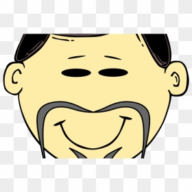 Chinese Man Cartoon Face - Cartoon Man Face, HD Png Download - cartoon face png
