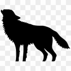 Howling Wolf At Full Moon Bag (640x480), Png Download - Silhouette Pierre Et Le Loup, Transparent Png - wolf silhouette png