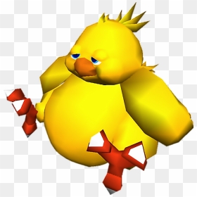 #chocobo #freetoedit - Final Fantasy Fat Chocobo, HD Png Download - chocobo png