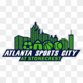 Asc Group Photo, Atlanta Sports City Logo, HD Png Download - atlanta skyline png