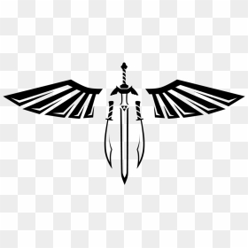 Tattoo Idea By Ruddy - Sword With Wings Png, Transparent Png - master sword png