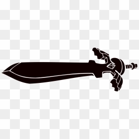 Zelda Clipart Stencils - Zelda Master Sword Vector, HD Png Download - master sword png