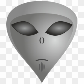 Ufo Face Png, Transparent Png - alien head png