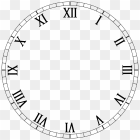 Clock No Hands Png Clipart - Циферблат Часов Шаблон, Transparent Png - clock hands png