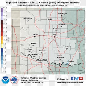 Maximum Potential Snow Accumulation - National Weather Service, HD Png Download - snow on ground png