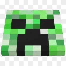 Minecraft Creeper Canvas Minecraft Creeper Creeper - Creeper Color, HD Png Download - minecraft creeper png