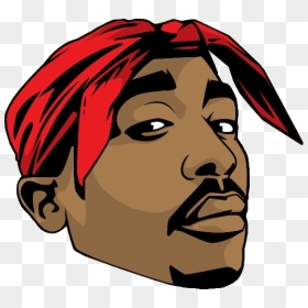 Tupac Shakur Png Transparent Image - Tupac Clipart, Png Download - tupac png