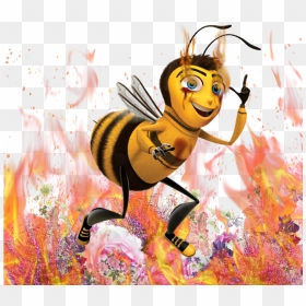 Bees Transparent Bee Movie - Bee From The Bee Movie, HD Png Download - bee movie png
