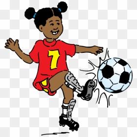 Children Say The Funniest Things - Clip Art Playing Soccer, HD Png Download - children playing png