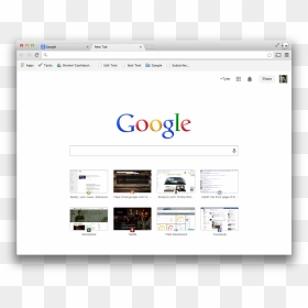 New Tab Search Bar - Google, HD Png Download - search bar png