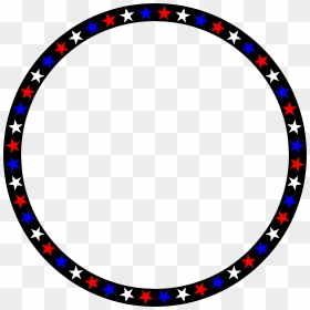 Red White Blue Stars Circle Clip Arts - Skin Agar Io Indonesia, HD Png Download - circle of stars png