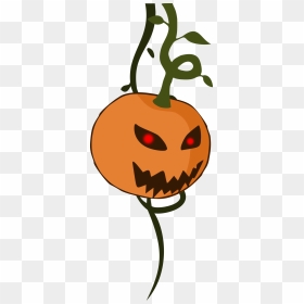 Cartoon Jack O" Lantern Pumpkin Clip Arts - Clip Art Hanging Pumpkin Transparent, HD Png Download - jackolantern png