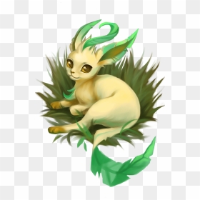 Leafeon - Cartoon, HD Png Download - leafeon png