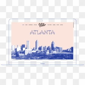 Grafikisto For Create And Cultivate Atlanta Laptop, HD Png Download - atlanta skyline png
