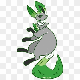 So I Heard It Was Leafeon Day Naturally I Had To Draw - Cartoon, HD Png Download - leafeon png