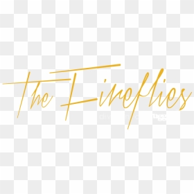 The Fireflies - Calligraphy, HD Png Download - fireflies png