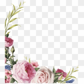 Transparent Bohemian Png - Transparent Corner Flowers Png, Png Download - flower bouquet png