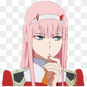 “transparent Zero Two / Darling In The Franxx ゼロツー, - Zero Two Transparent Background, HD Png Download - anime girls png