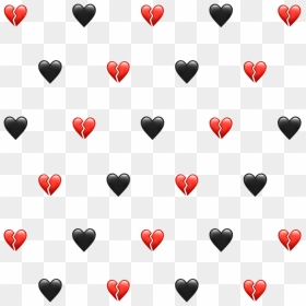 #hearts #heart #brokenheart #emoji #emojibackground - Broken Hearts Background Emojis, HD Png Download - broken heart emoji png