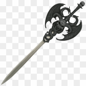 Demon Dragon Sword Plaque - Dragon Sword Png, Transparent Png - master sword png
