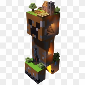 Tower, HD Png Download - minecraft creeper png