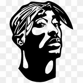 Tupac Shakur Clipart Png - Tupac Vector, Transparent Png - tupac png