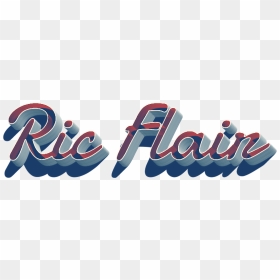 Ric Flair 3d Letter Png Name - Ric Flair Name Png, Transparent Png - ric flair png