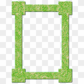 Maze Frame 3 Clip Arts - Portable Network Graphics, HD Png Download - gold frame border png