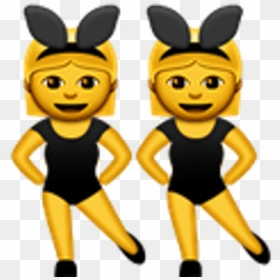 Download Hd Twins Clipart Emoji - Transparent Twin Clip Art, HD Png Download - girl emoji png