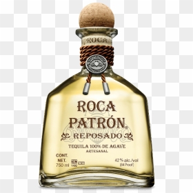 Patron Bottle Png - Roca Patron Reposado, Transparent Png - tequila bottle png