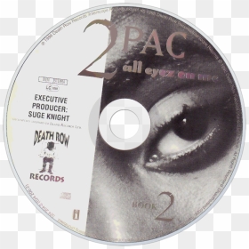 Transparent Tupac Png - Tupac All Eyez On Me Disc, Png Download - tupac png