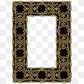 Celtic Knot Picture Frames Borders And Frames Ornament - Transparent Celtic Knot Border, HD Png Download - gold frame border png