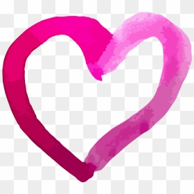 Gift San Valentine Day, HD Png Download - watercolor heart png