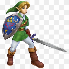 Link Zelda Ocarina Of Time, HD Png Download - master sword png