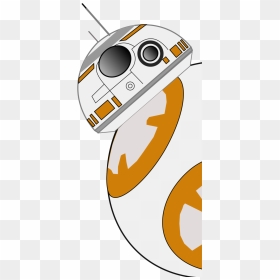 Transparent Peeking Bb-8 - Bb8 Star Wars Clipart, HD Png Download - bb8 png