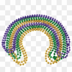 Transparent Beads Clipart - Mardi Gras Beads Png, Png Download - mardi gras beads png