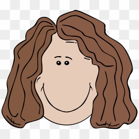 Brown Hair Clipart, HD Png Download - brown hair png