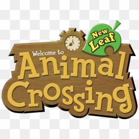 New Leaf - Logo Animal Crossing New Leaf, HD Png Download - animal crossing png