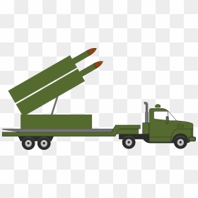 Motor Vehicle,vehicle,line - Missile Launcher Clip Art, HD Png Download - tow truck png
