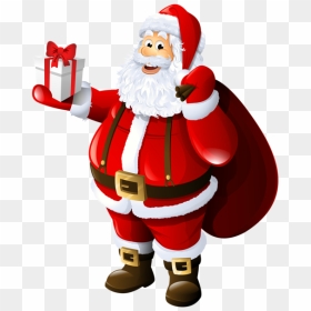 Santa Claus Png Transparent, Png Download - santa sleigh silhouette png