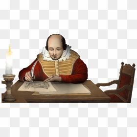 William Shakespeare Png , Png Download - Sitting, Transparent Png - shakespeare png