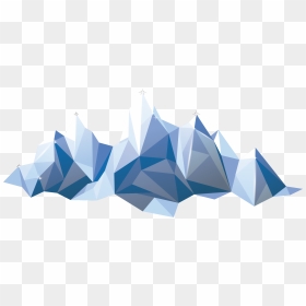 Polygons Drawing Iceberg - Iceberg Png, Transparent Png - iceberg png